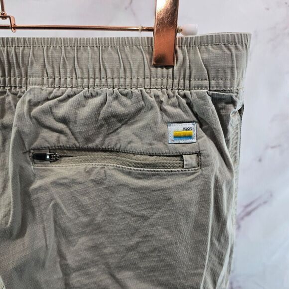 Vuori Pants Womens Medium Beige Ripstop Organic Drawstring Pull On Y412 - Picture 10 of 11